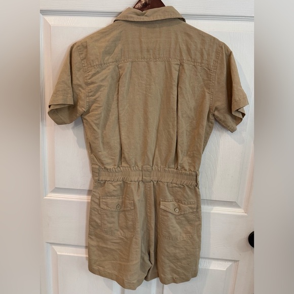 LicoRiceX Vintage Romper Khaki Women’s Size Small - Picture 2 of 8